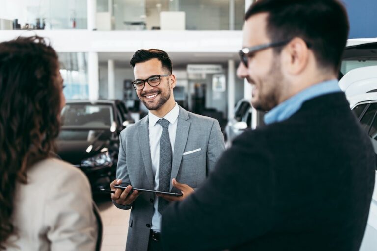sleazy car salesman