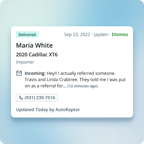 Feature: Dealer Communications (Latest Version) 2 communications calls