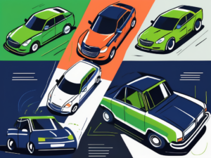 Five different cars