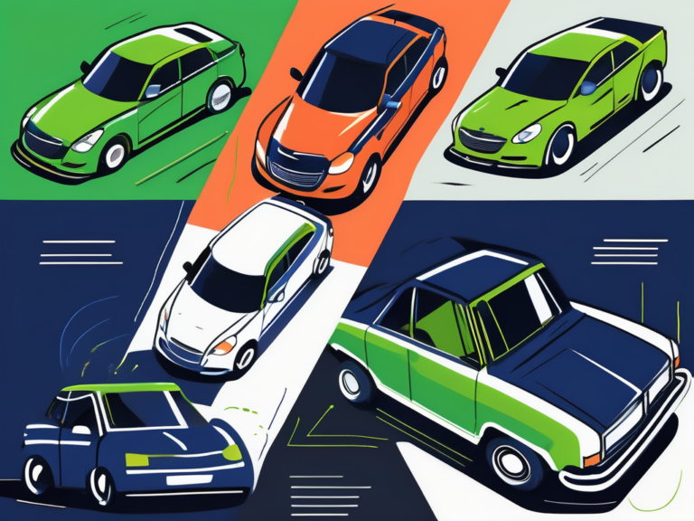 Five different cars