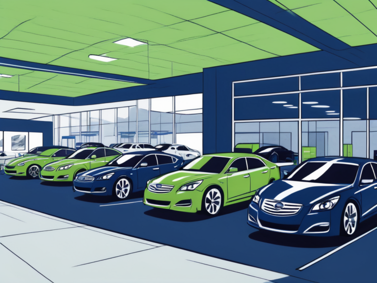 5 Areas of Dealership Performance You Can Always Improve 6 A car dealership with five distinct sections