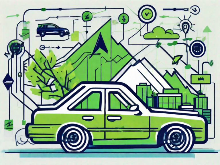 Enhancing Dealer Communications for Improved Business Outcomes 1 A modern communication device connected to several car dealership icons